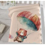 Piel Dětská španělská deka Méďa s padákem – Zboží Dáma