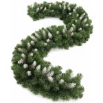 Aga Vánoční girlanda 270 cm Zelenobílá – Zboží Dáma