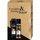 Schwarzkopf Gliss posilující šampon pro poškozené vlasy 250 ml + emulze ve spreji pro snadné rozčesání vlasů 200 ml dárková sada