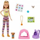 Barbie DreamHouse Adventure kempující sestra se zvířátkem Stacie™