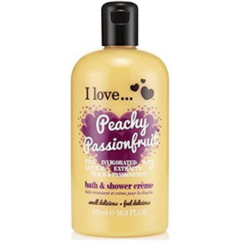 I Love Bubble Bath & Shower Crème Peachy Passionfruit sprchový krém 500 ml