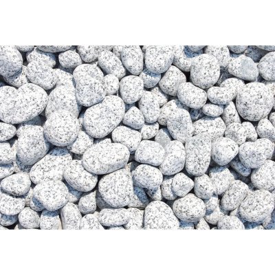 Granitové okrasné oblázky sůl-pepř 25-50 mm 25 kg PE pytel – Hledejceny.cz