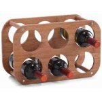 Zeller Present Stojan na víno Bamboo bambusové dřevo 6 ks 13559 – HobbyKompas.cz