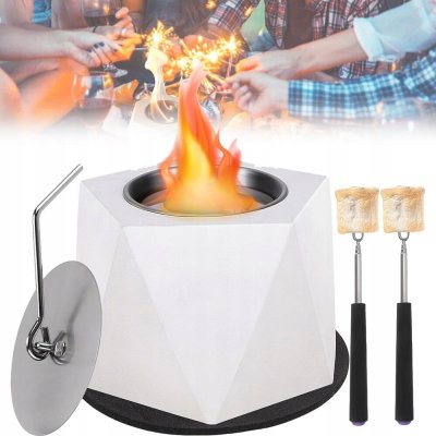 BIO Stylový Volně Stojící Biokrb Stolní Ohniště na Bioetanol Bez Kouře – Sleviste.cz