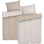 Livarno home povlečení geometrická/béžová 140x200 70x90 – Zboží Dáma