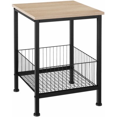 tectake 404695 odkládací stolek grimsby 40x40x55,5cm - industrial světlé dřevo, dub sonoma – Zbozi.Blesk.cz