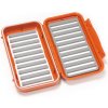 Rybářská krabička a box C&F Design Krabička na mušky Large 20-Row WP fly case Brunt orange CF-351010