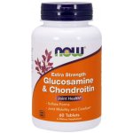 NOW Glucosamine & Chondroitin Extra Strength dvojitá síla 60 tablet – Hledejceny.cz