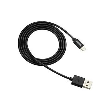 Canyon CNS-MFICAB01B Lightning/USB, 1m, černý