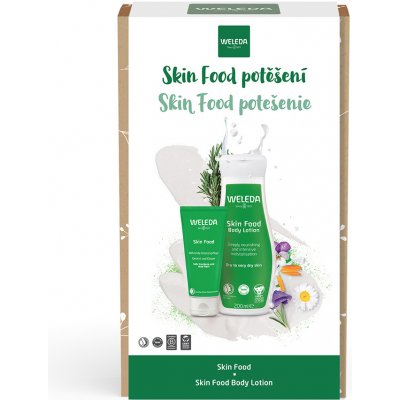 Weleda Skin Food potěšení tělový krém 200 ml + univerzální výživný krém 30 ml dárková sada – Hledejceny.cz