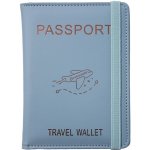 KUFRYPLUS Pouzdro na pas a karty s RFID ochranou WGK05 modrá – Sleviste.cz