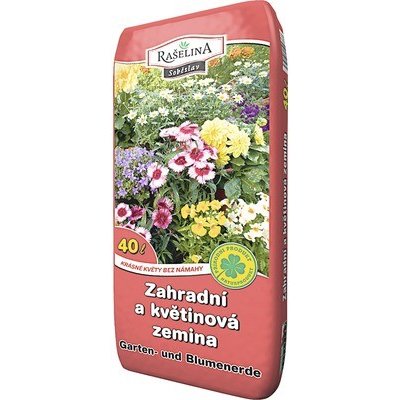 Rašelina Soběslav Zahradní a květinová zemina 40 l – Zboží Mobilmania