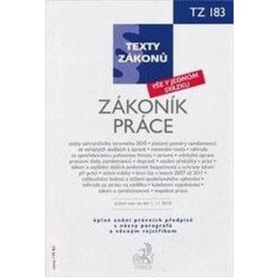 Zákoník práce, právní stav ke dni 1.11. 2010 – Zbozi.Blesk.cz