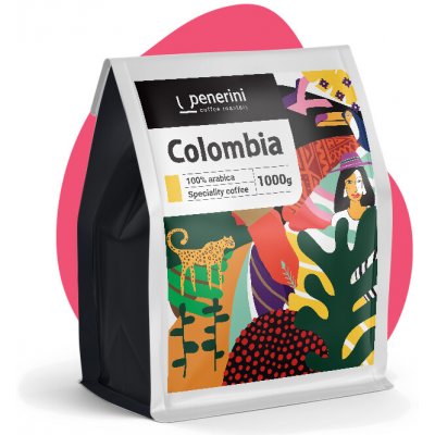 Penerini coffee Colombia Wilmer Cubillos Anaerobic 100% arabika zrnková 0,3 kg – Hledejceny.cz