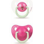 Suavinex šidítko Den & Noc anatomické silikon králík růžová 2 ks – Sleviste.cz