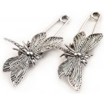 Brož VÁŽKA na spínacím špendlíku 1 platina – Zboží Dáma