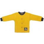 Mamatti Novorozenecká bavlněná košilka kabátek Hero hořčicová – Zboží Dáma