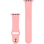 Coteetci silikonový sportovní náramek pro Apple watch 42 / 44 mm růžový CS2086-LP – Zboží Mobilmania