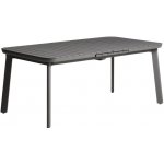 kave home kovový zahradní rozkládací stůl Izola 185/235 x 100 cm Šedý – Hledejceny.cz