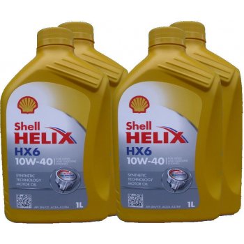 Shell Helix HX6 10W-40 4 l