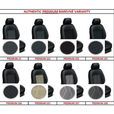Autopotah Automega MAN L 2000 2 místa 1+1 Authentic Premium vlnky černé – Zboží Mobilmania