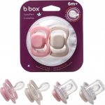b.box dudlíky silikon 2ks berry/blush – Sleviste.cz
