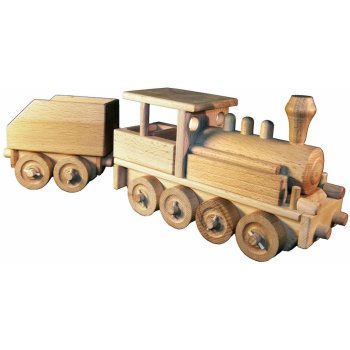 Ceeda Cavity přírodní dřevěný vláček Parní lokomotiva VL95