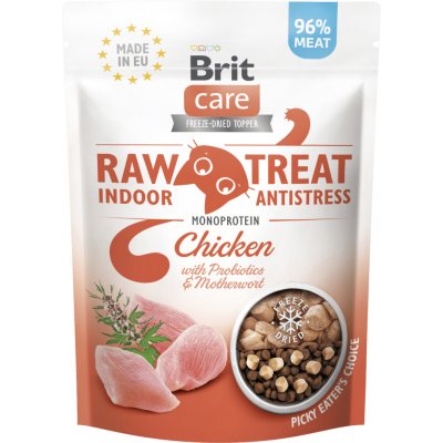 Brit Raw Treat Cat Indoor & Antistress Chicken 40 g – Sleviste.cz
