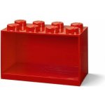 LEGO Brick 8 závěsná police, více variant - Barva: červená – Hledejceny.cz