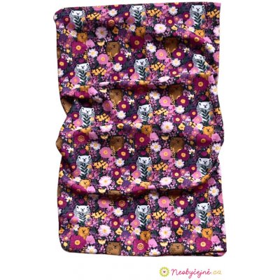 Dětský multifunkční šátek květiny s medvídkem – Zboží Mobilmania