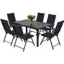 Home&Garden Zahradní sestava Ibiza Pollywood Black / Black 6+1