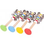 Bighigs Toys rolničky pruhované žlutá – Zboží Dáma