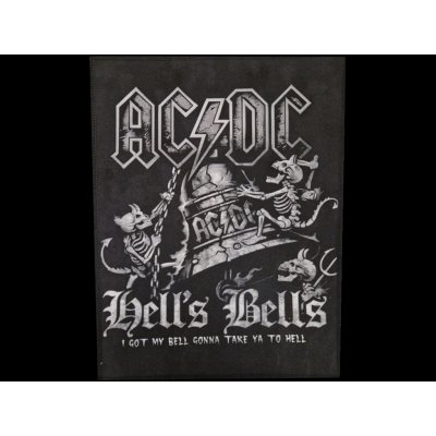 Zádovka AC/DC hells bells zoid – Zboží Dáma