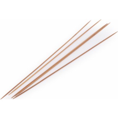 Prima-obchod Bambusové ponožkové jehlice č. 2; 2,5; 3; 3,5; 4,5, barva 1 (2 mm) bambus tmavý – Zbozi.Blesk.cz