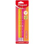 MAPED Sady grafitových tužek Neon 3ks 164570 – Sleviste.cz