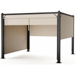 Blumfeldt Pantheon Cortina altán 3x3 m Antracit / Béžová – Zboží Dáma
