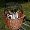 Potřeby pro cestování se psem Trixie Přepravní koš na kolo s drátěnou kabinou do 5 kg 44 x 48 x 33 cm
