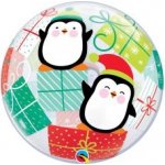 22" bublina Tučňáci a dárky – Zboží Dáma