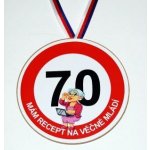 Jirka Medaile k 70. narozeninám pro ženu originální dárek k jubileu – Zboží Dáma