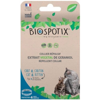 BIOGANCE Obojek Biospotix Cat s repelentním účinkem 35 cm – Zboží Mobilmania