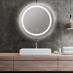 Smartzrcadla Koupelnové LED zrcadlo S-2611 kulaté 70 cm – Hledejceny.cz
