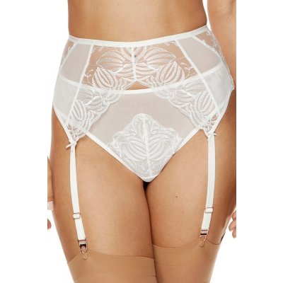 Gorteks Podvazkový pás Cherie tip na svatební set Krémová – Sleviste.cz