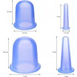 AcuPrime Silikonové masážní baňky průhledná Velikosti: L (4,7 cm x 8 cm) – Zboží Dáma