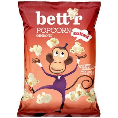 Bett´R Popcorn s mořskou solí Bio 60 g – Zboží Dáma