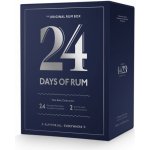 1423 Aps Rumový kalendář 2023 42,5% 24 x 0,02 l (dárkové balení kalendář a 2 sklenice) – Sleviste.cz