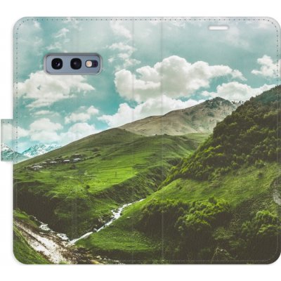 Pouzdro iSaprio Flip s kapsičkami na karty - Mountain Valley Samsung Galaxy S10e – Zboží Mobilmania