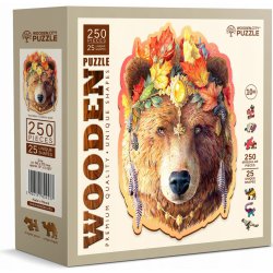 Wooden City Dřevěný medvěd 250 dílků