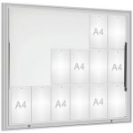 2x3 Venkovní vitrína s horizontálním otevíráním 18 x A4 - – Zboží Dáma