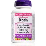 Webber naturals Biotin 10 000 mcg 45 kapslí – Hledejceny.cz