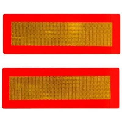 Reflexní tabule 565 x 195 mm P2 na přívěs (dle EHK 70.01) - hliník – Hledejceny.cz